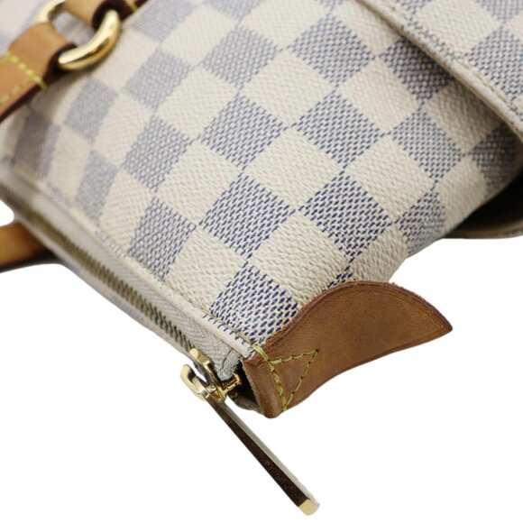Louis Vuitton Totally MM Damier Azur Shoulder Bag White - Picture 4 of 14